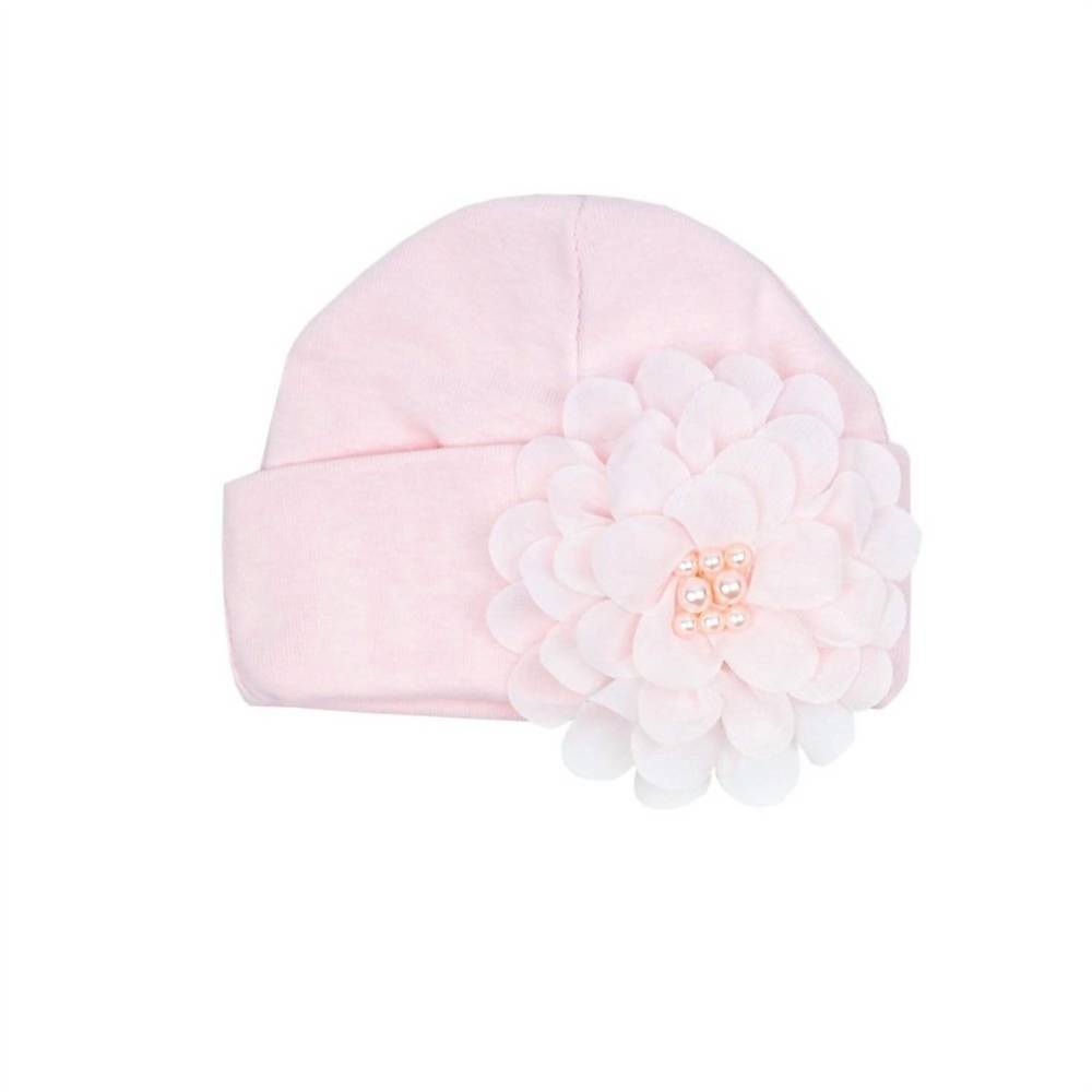 NEW HAUTE BABY newborn chic petit cap in pink
